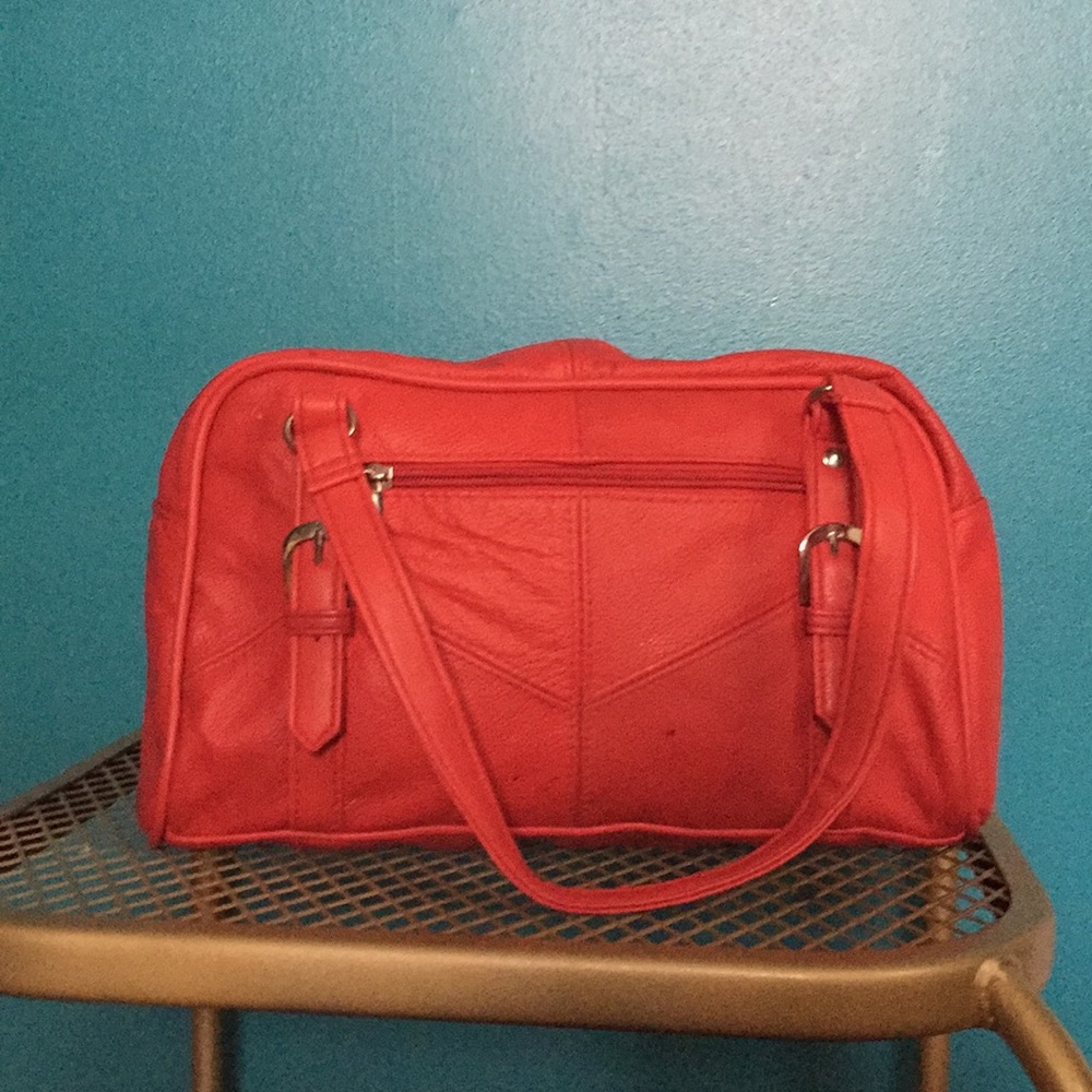 Orange handbag